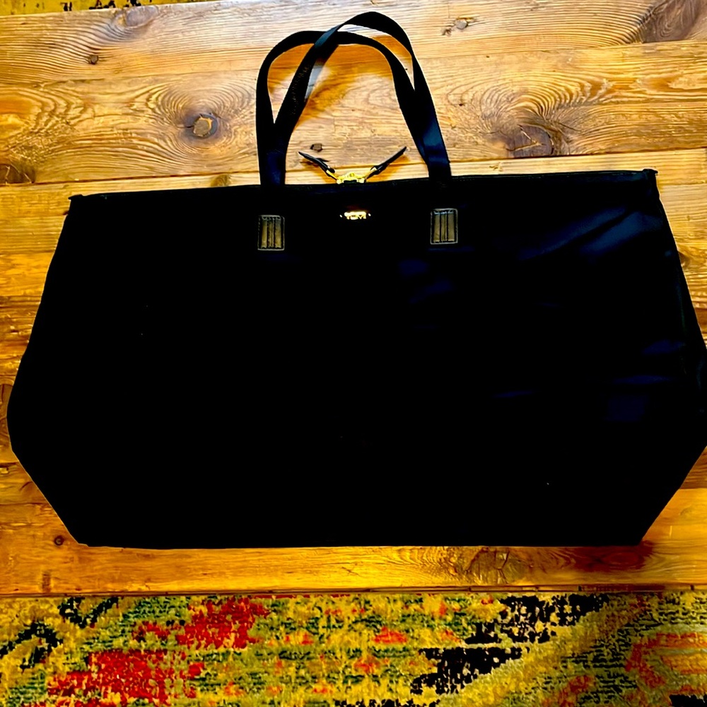 Tumi Black Just in Case Tote